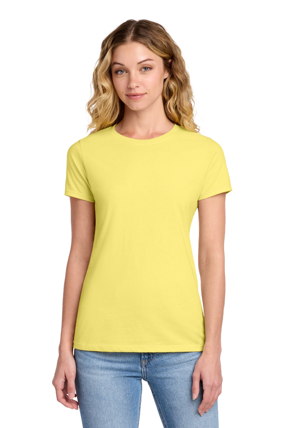 Port & Co Women's Fan Favorite Tee. LPC450 - Yellow - front