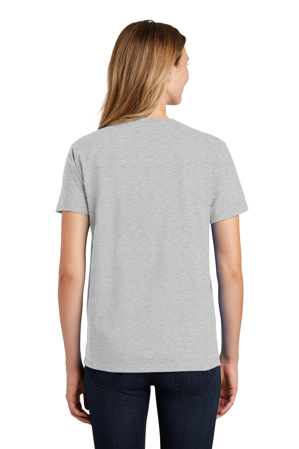 Port & Co Women's Essential Tee. LPC61 - Ash - back
