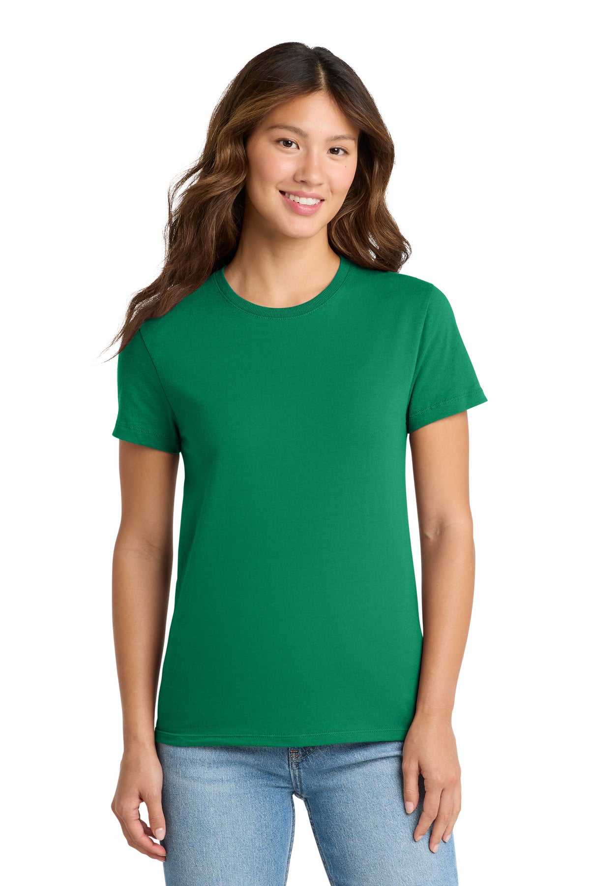 Port & Co Women's Essential Tee. LPC61 - Kelly - front