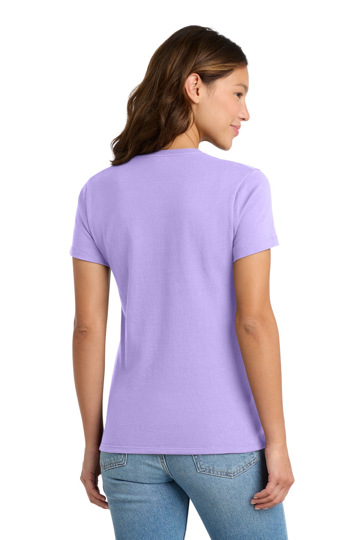 Port & Co Women's Essential Tee. LPC61 - Lavender - back