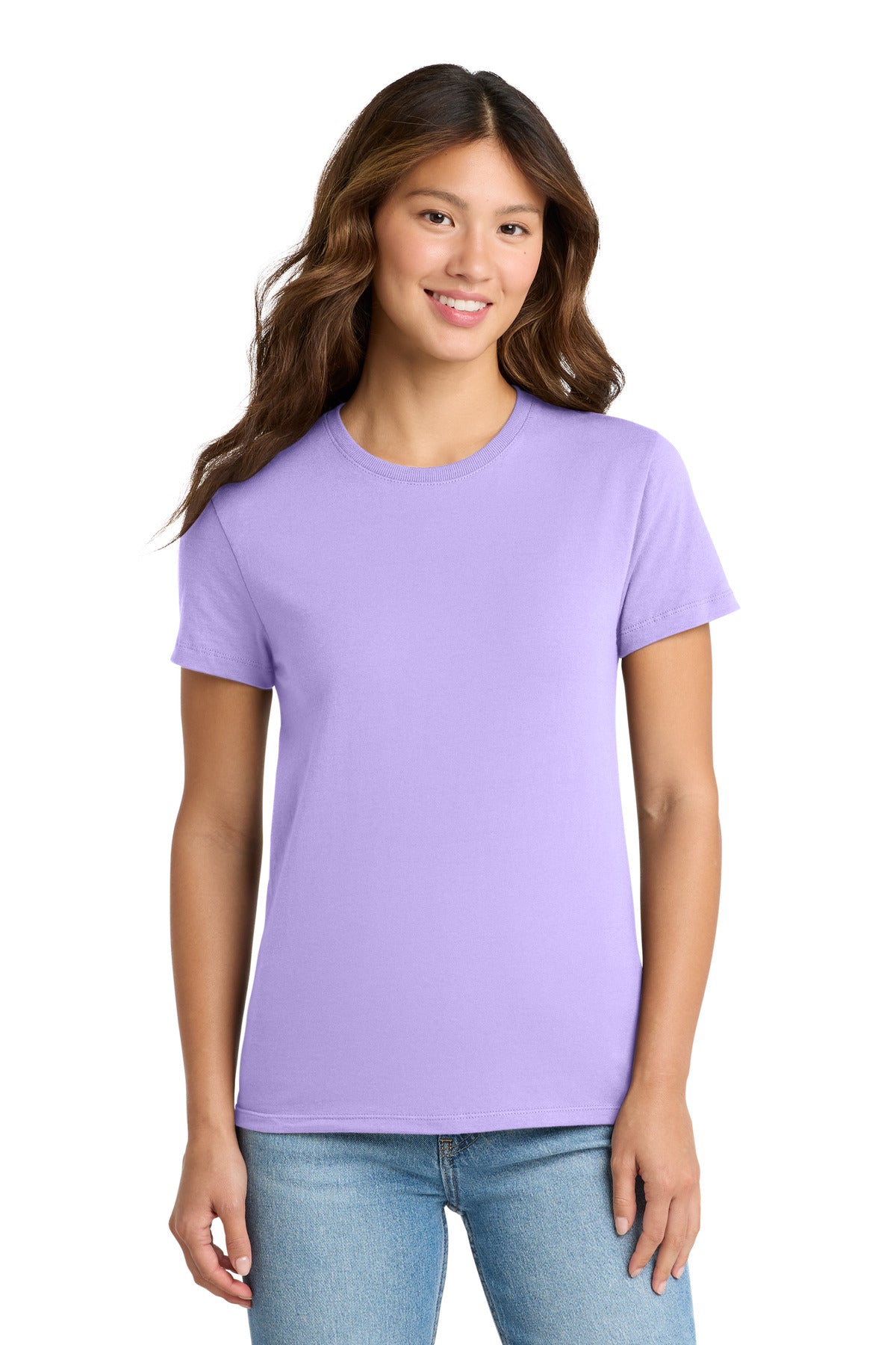 Port & Co Women's Essential Tee. LPC61 - Lavender - front