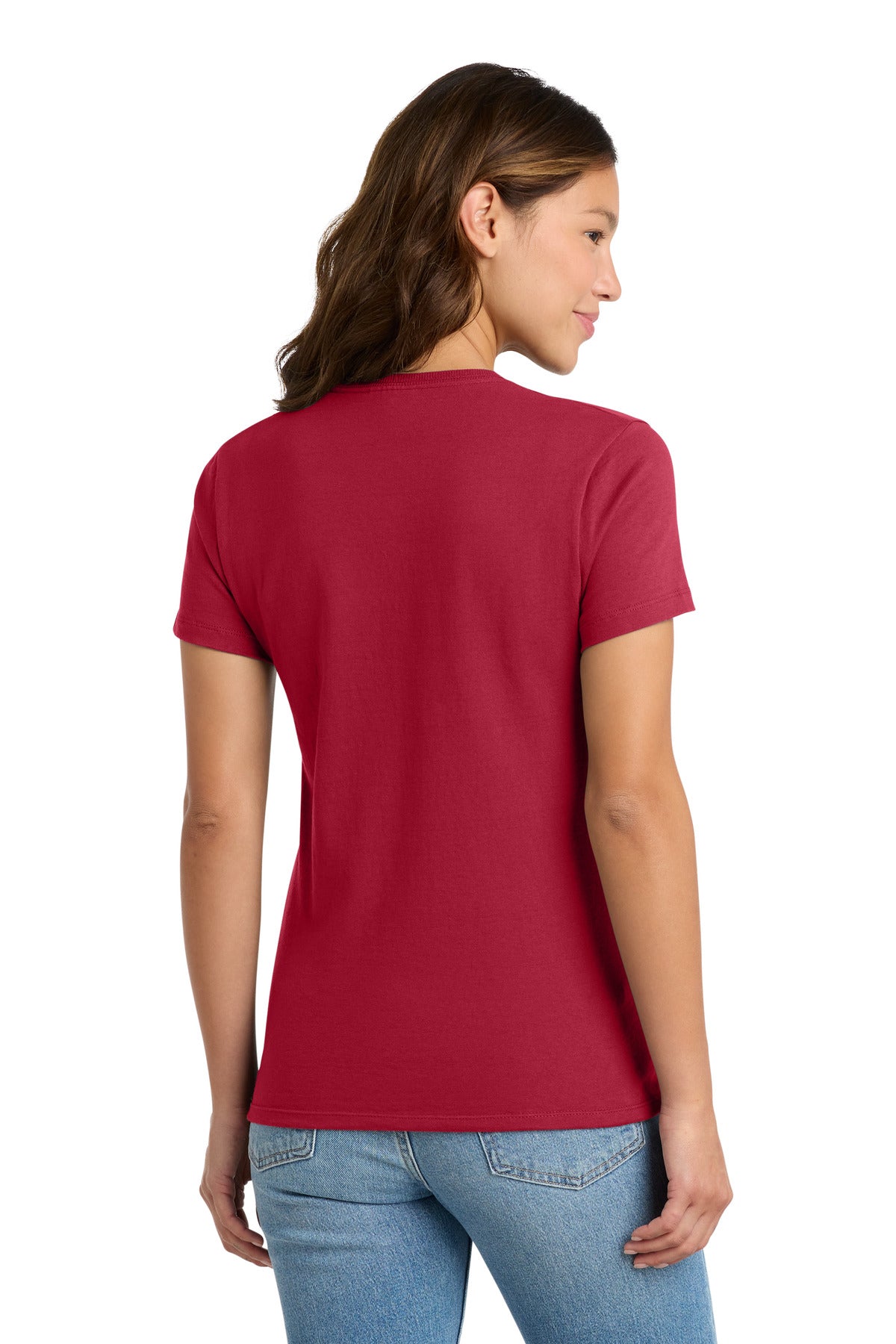 Port & Co Women's Essential Tee. LPC61 - Red - back