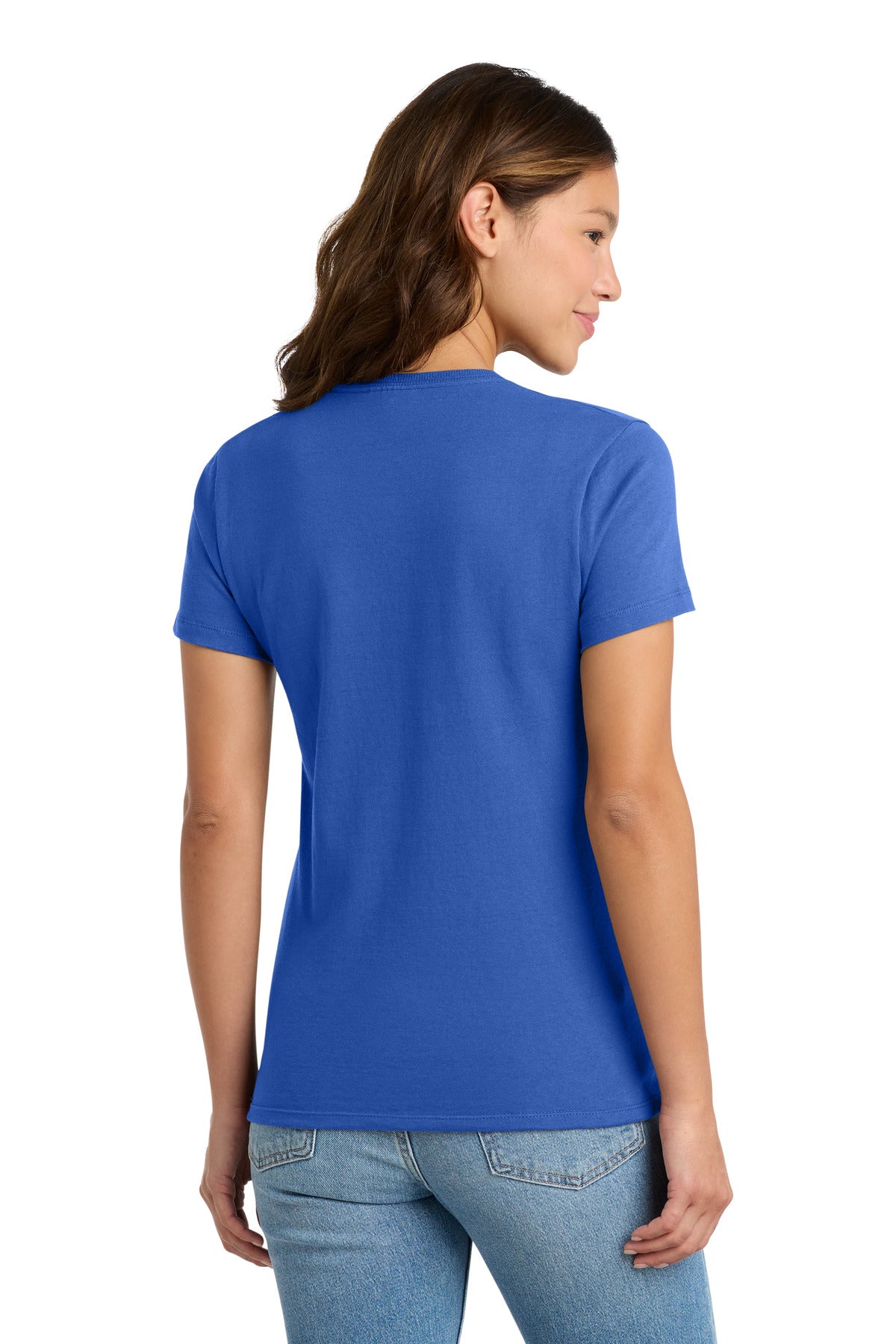Port & Co Women's Essential Tee. LPC61 - Royal - back