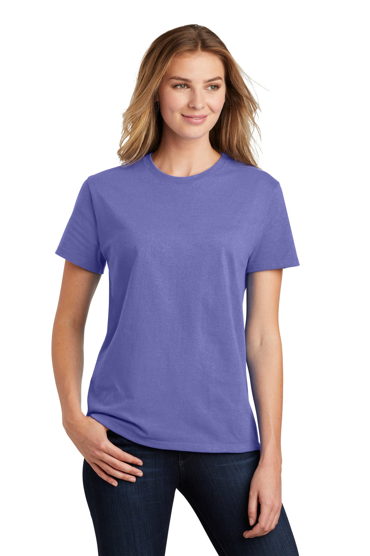 Port & Co Women's Essential Tee. LPC61 - Violet - front