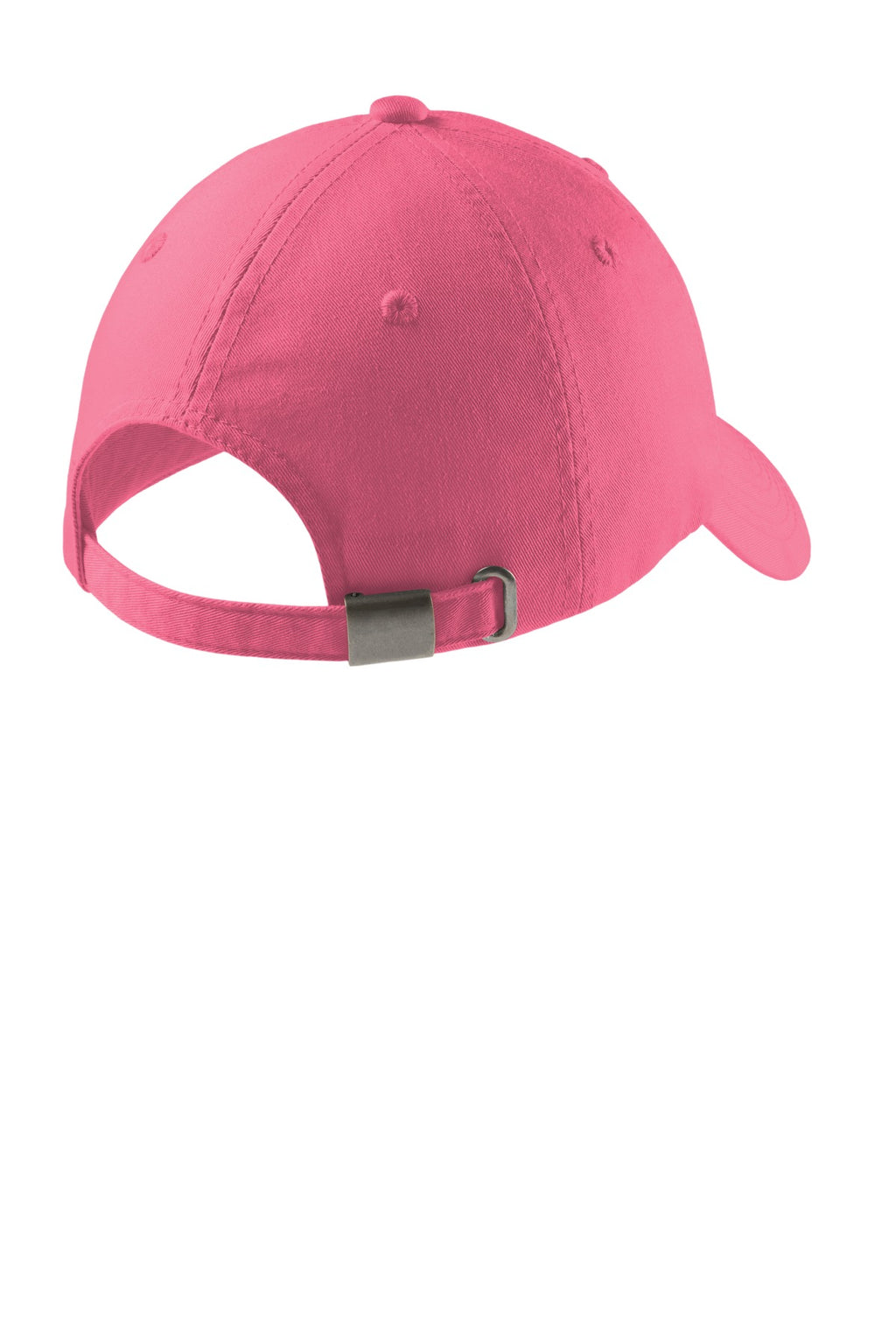 Port Authority Women's Garment-Washed Cap. LPWU - Bright Pink - back