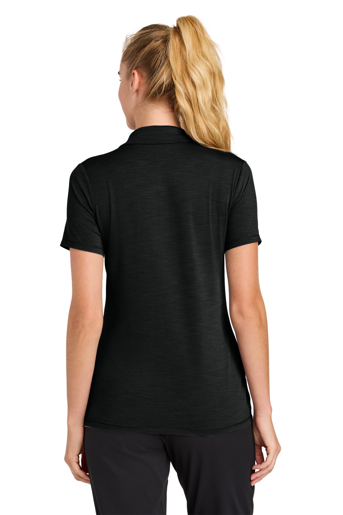 Sport-Tek Women's Versa Polo LST490 - Black - back