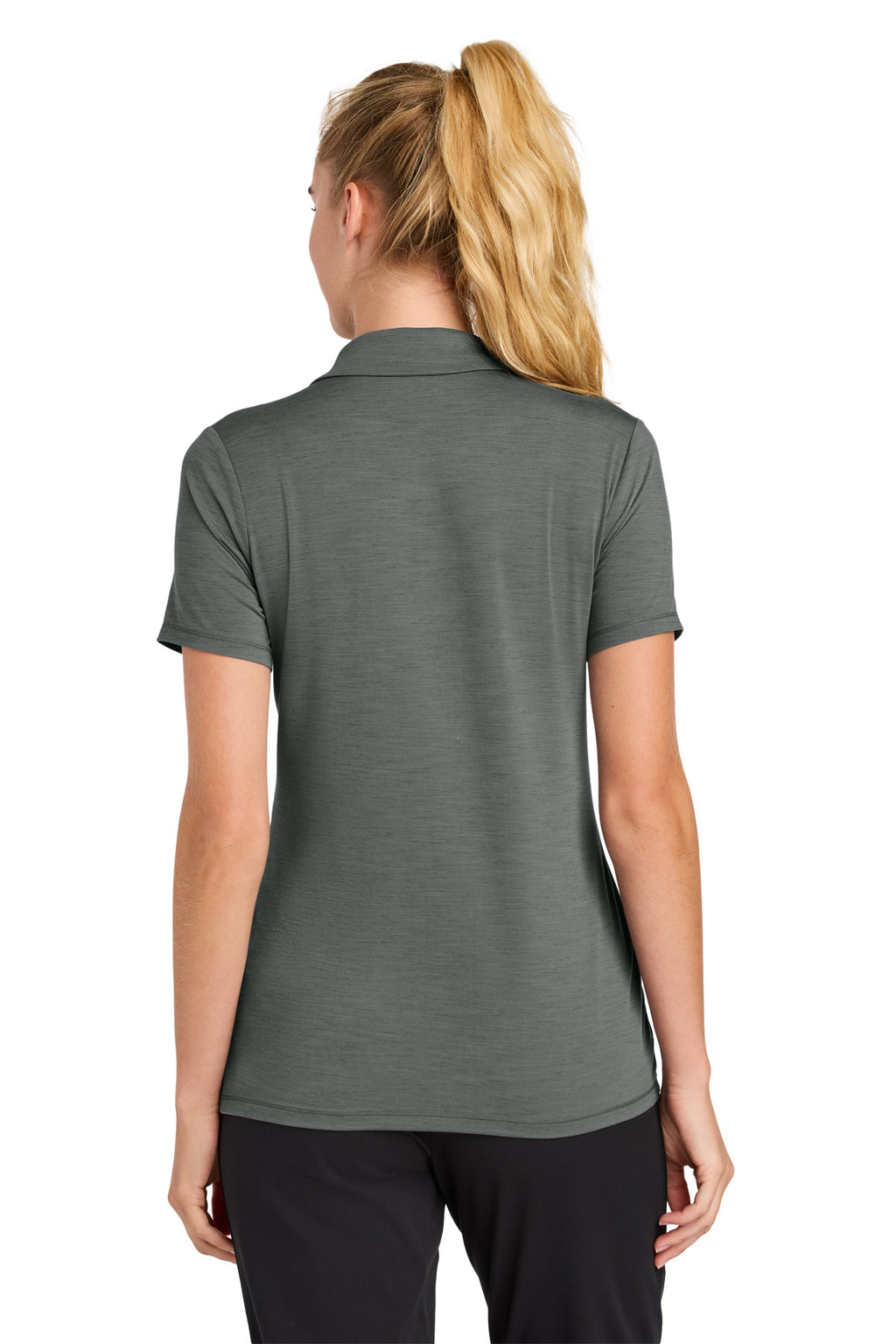 Sport-Tek Women's Versa Polo LST490 - Shadow Grey - back