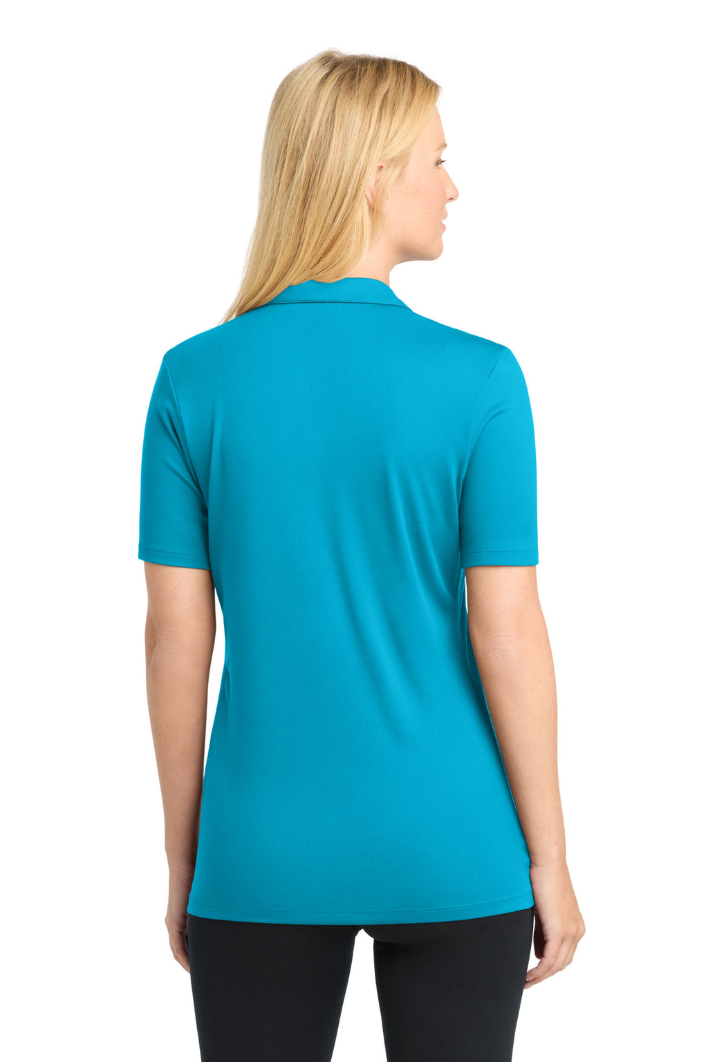 Sport-Tek Women's Posi-UV Pro Polo. LST520 - Sapphire - back
