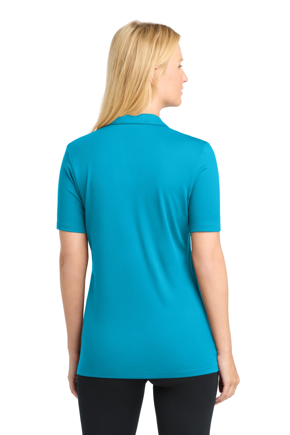 Sport-Tek Women's Posi-UV Pro Polo. LST520 - Sapphire - back