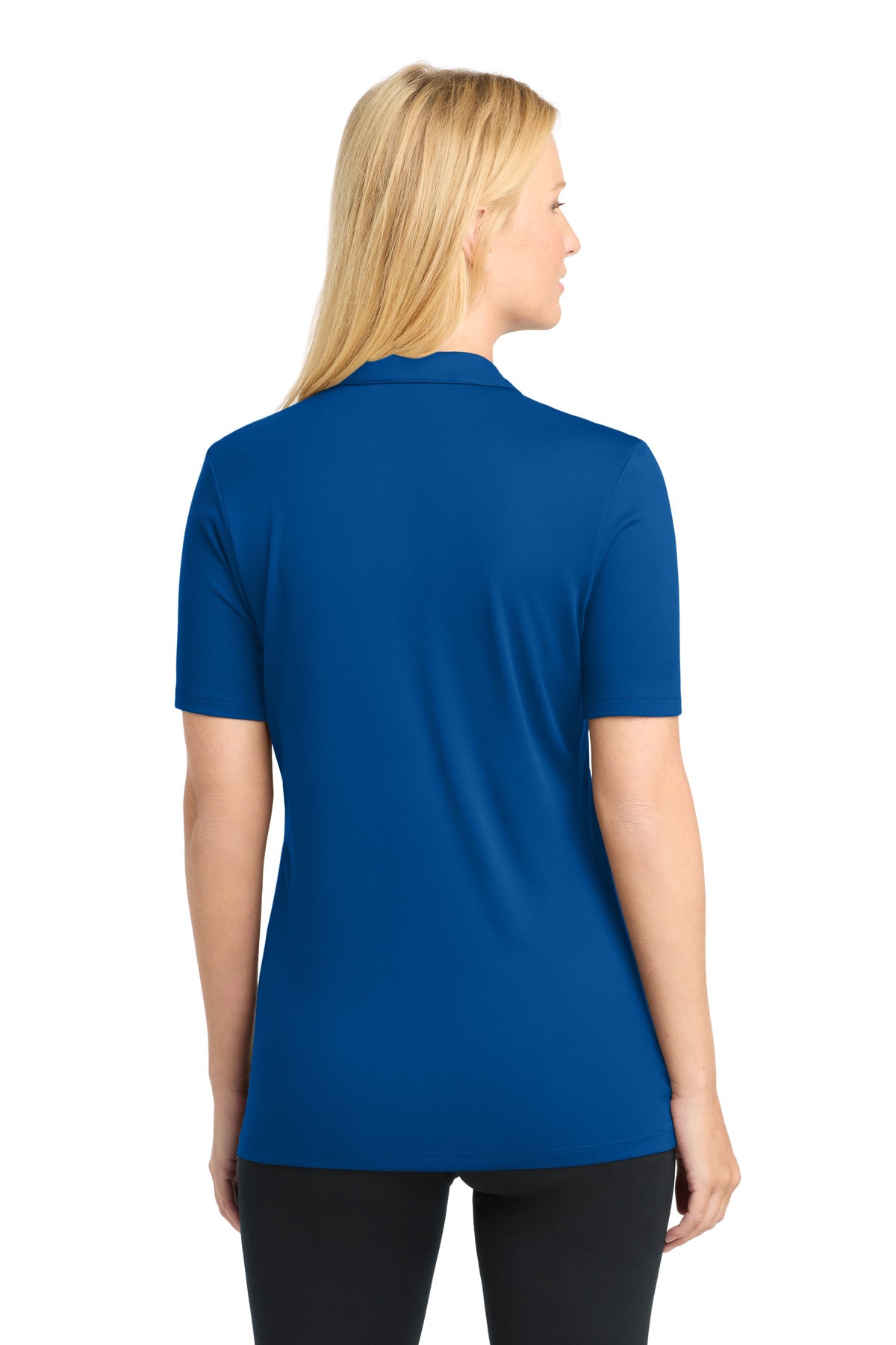 Sport-Tek Women's Posi-UV Pro Polo. LST520 - True Royal - back
