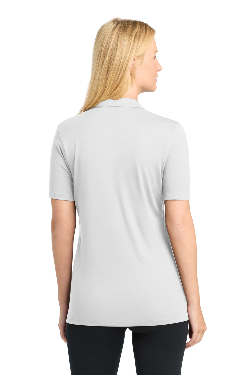 Sport-Tek Women's Posi-UV Pro Polo. LST520 - White - back