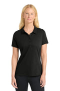 Sport-Tek Women's PosiCharge Strive Polo. LST530 - Black - front