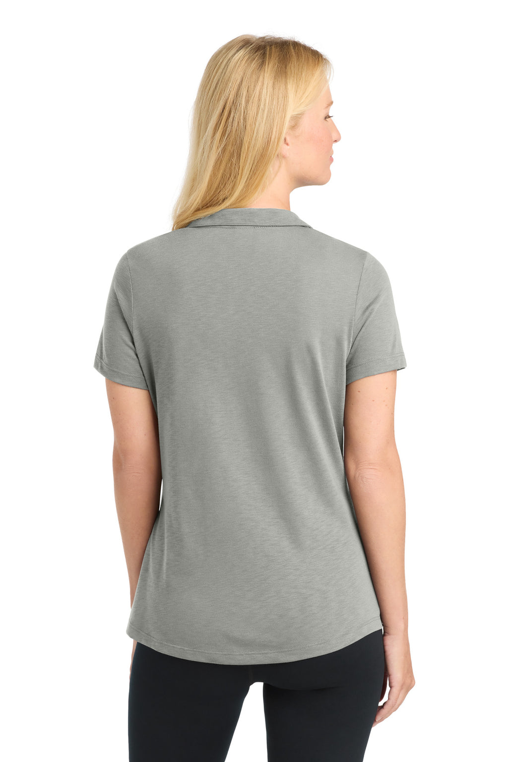 Sport-Tek Women's PosiCharge Strive Polo. LST530 - Silver - back