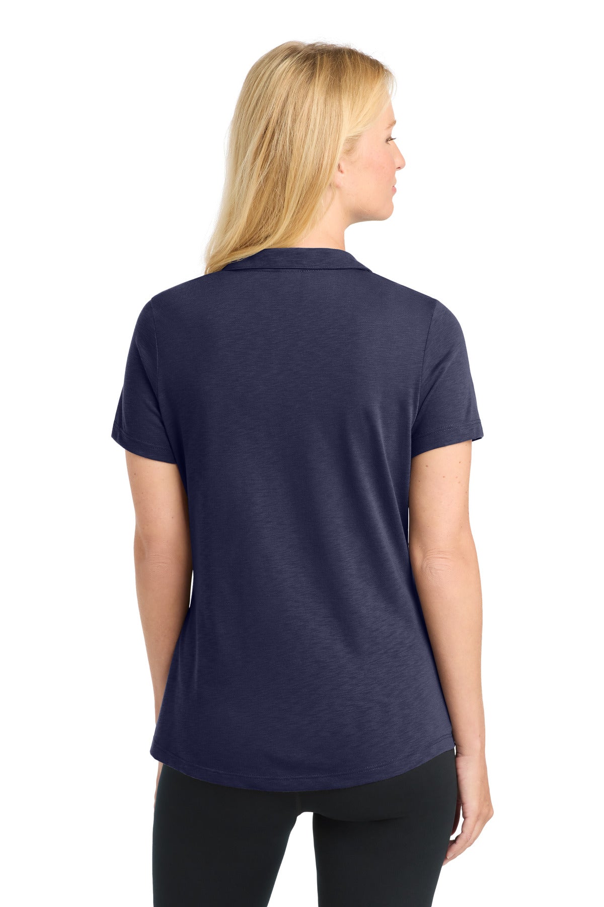 Sport-Tek Women's PosiCharge Strive Polo. LST530 - True Navy - back