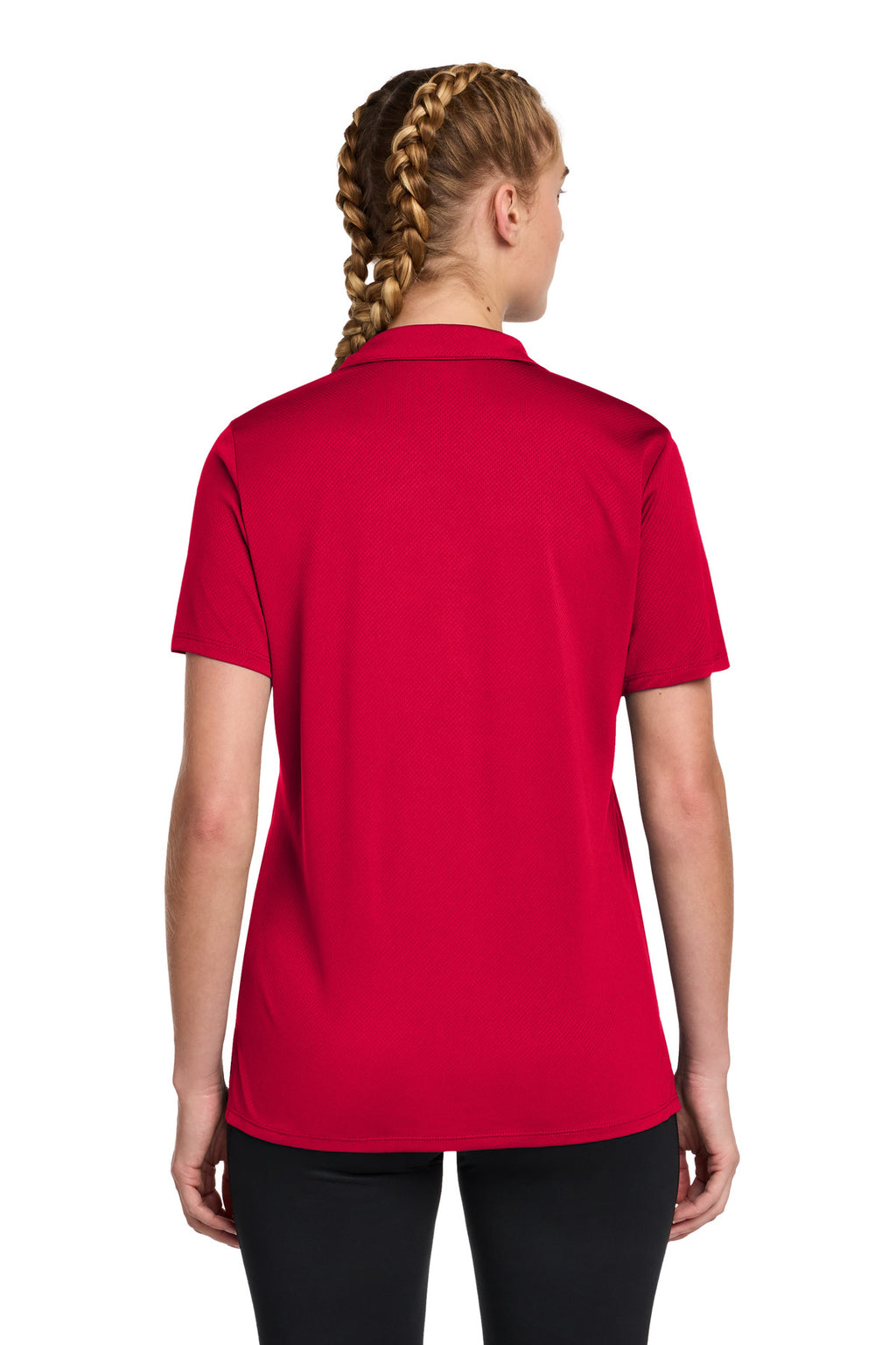 Sport-Tek Women's Sideline Polo LST535 - Deep Red - back
