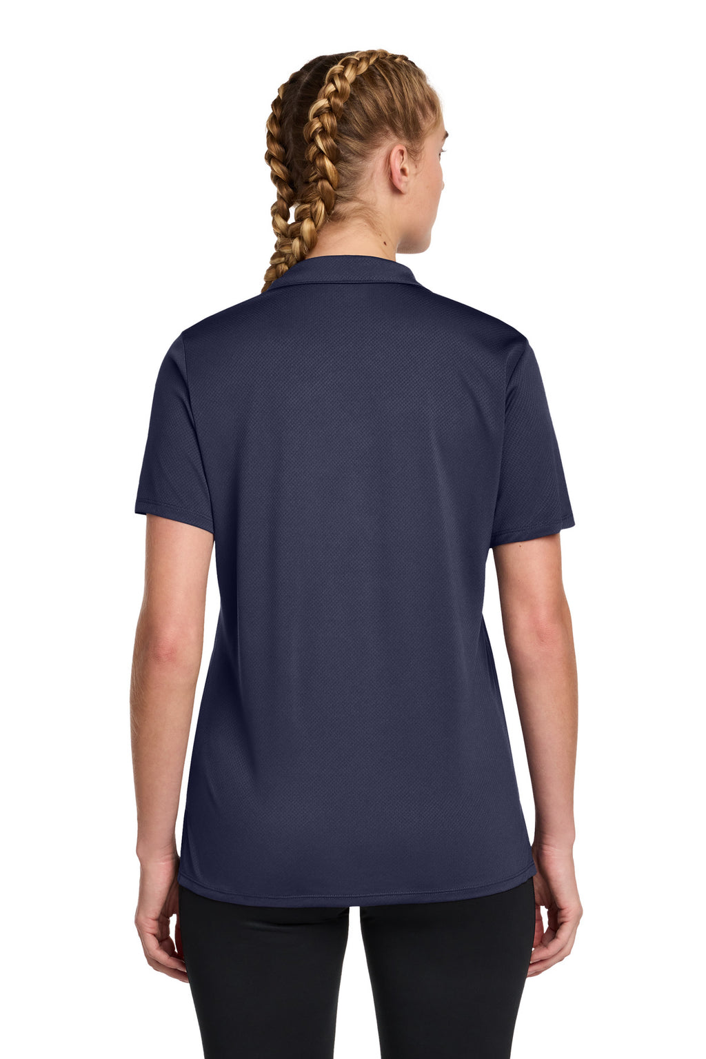 Sport-Tek Women's Sideline Polo LST535 - True Navy - back