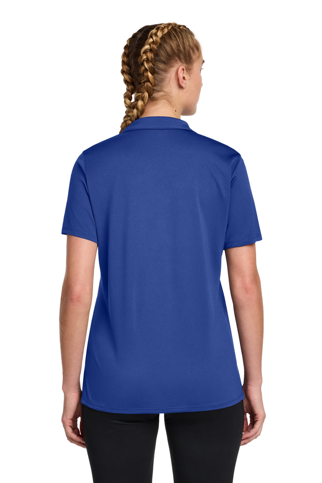 Sport-Tek Women's Sideline Polo LST535 - True Royal - back