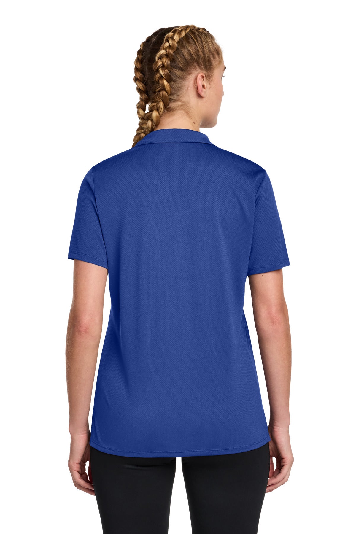 Sport-Tek Women's Sideline Polo LST535 - True Royal - back