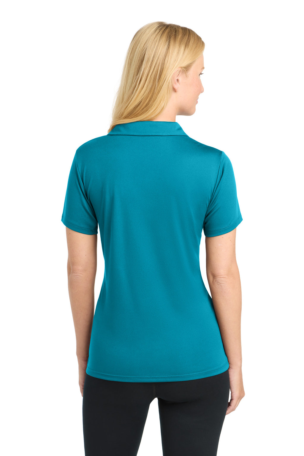 Sport-Tek Women's PosiCharge Competitor Polo. LST550 - Atomic Blue - back