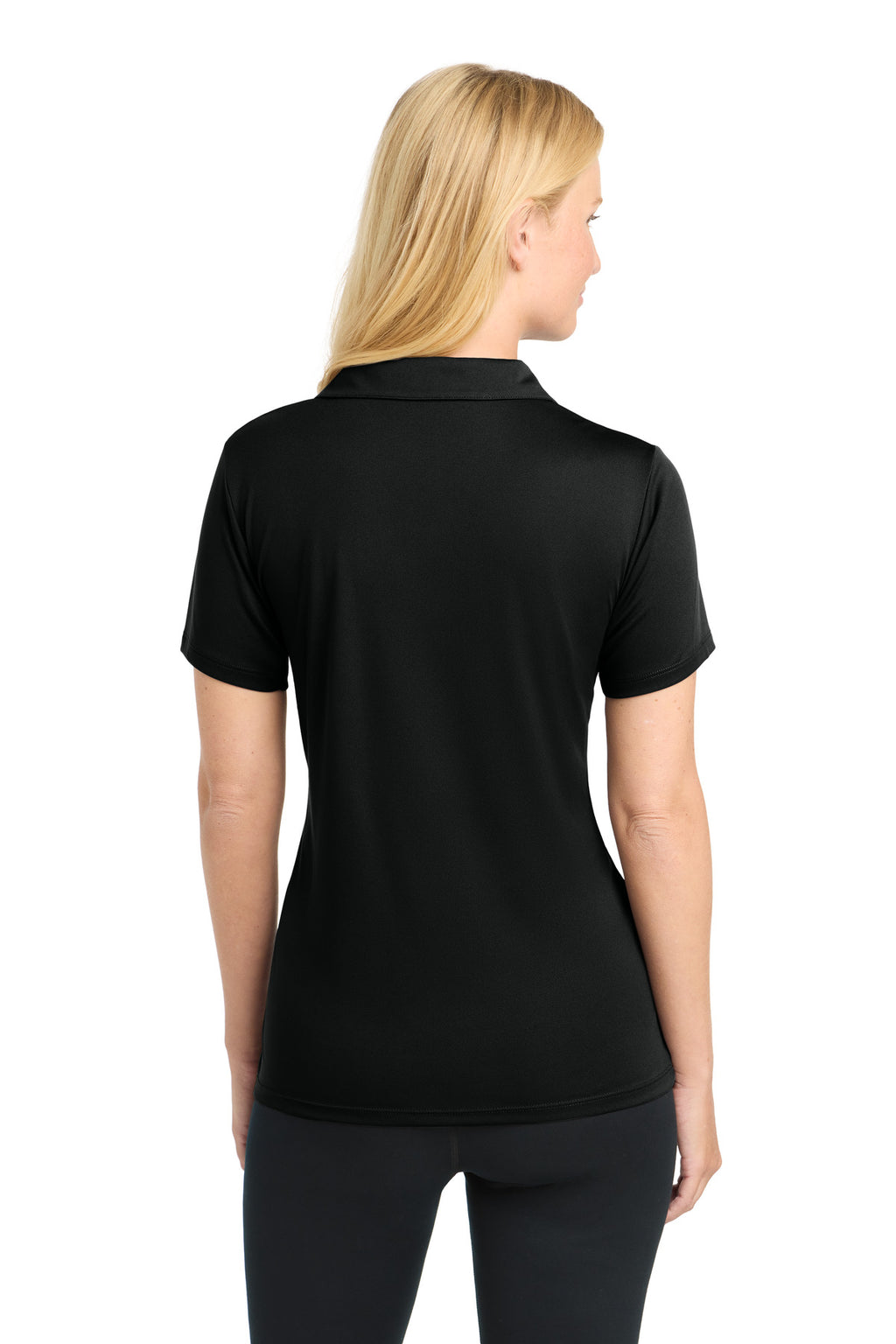 Sport-Tek Women's PosiCharge Competitor Polo. LST550 - Black - back