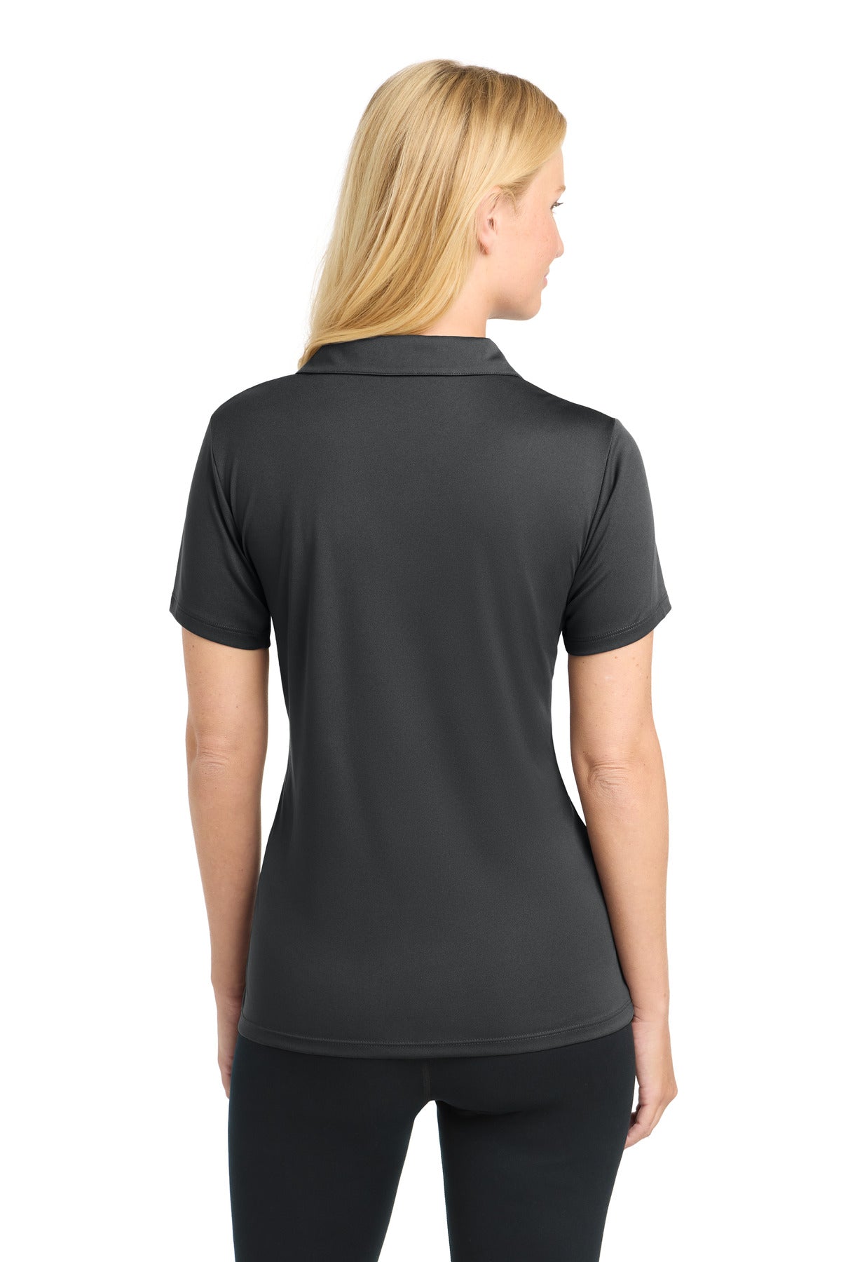 Sport-Tek Women's PosiCharge Competitor Polo. LST550 - Iron Grey - back