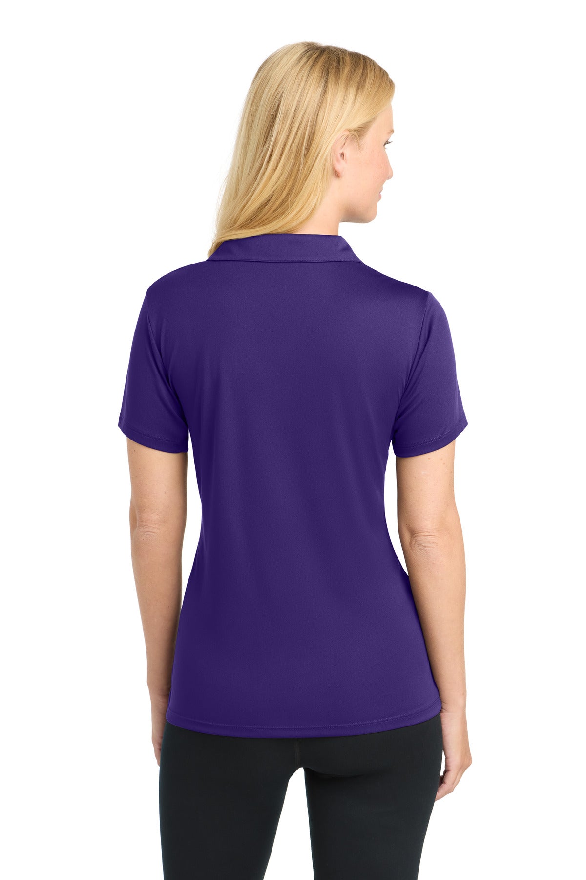 Sport-Tek Women's PosiCharge Competitor Polo. LST550 - Purple - back