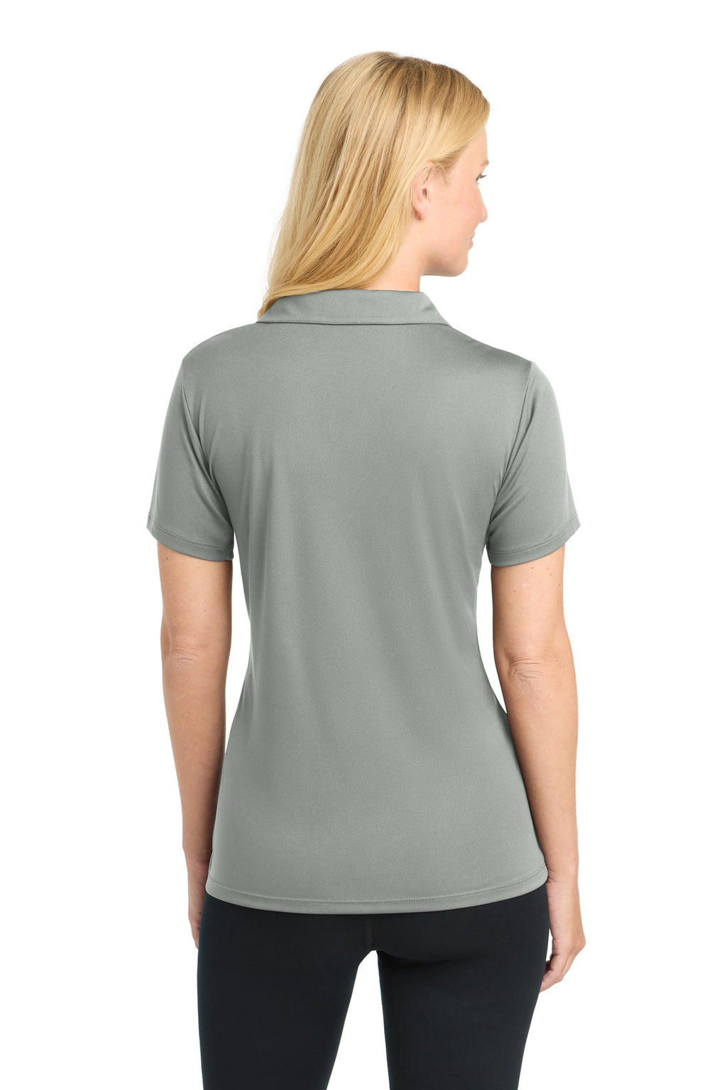 Sport-Tek Women's PosiCharge Competitor Polo. LST550 - Silver - back