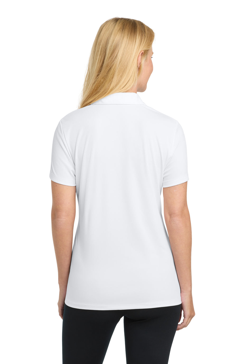 Sport-Tek Women's PosiCharge Competitor Polo. LST550 - White - back