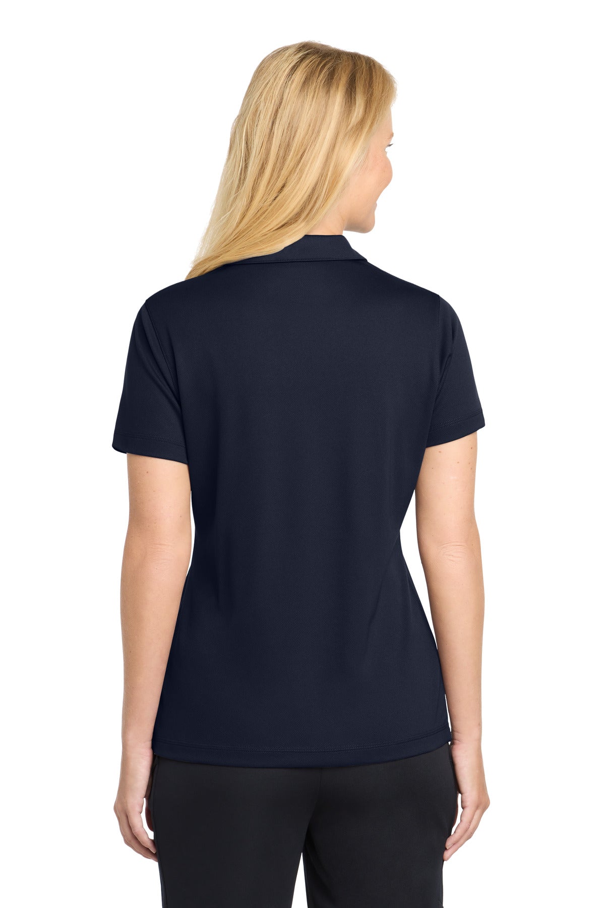 Sport-Tek Women's PosiCharge Micro-Mesh Polo. LST680 - True Navy - back