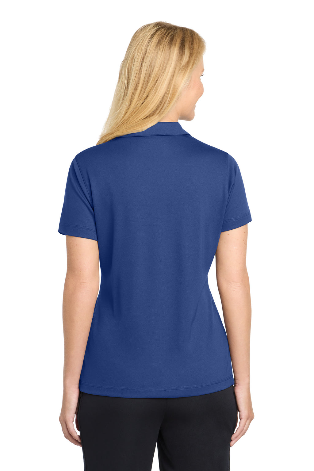 Sport-Tek Women's PosiCharge Micro-Mesh Polo. LST680 - True Royal - back