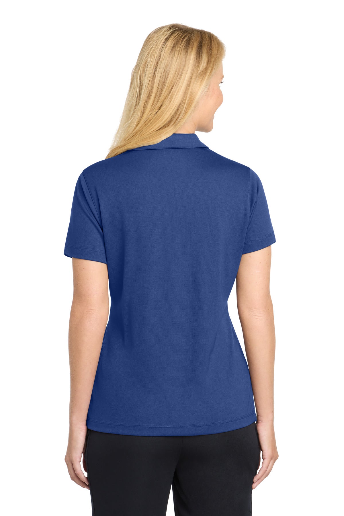 Sport-Tek Women's PosiCharge Micro-Mesh Polo. LST680 - True Royal - back