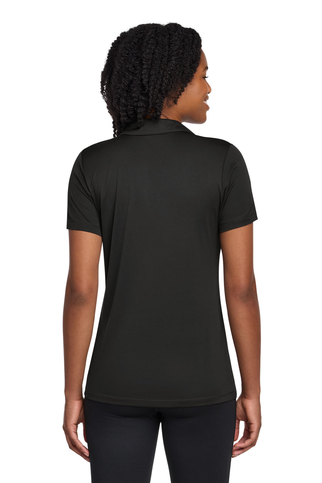 Sport-Tek Women's PosiCharge Re-Compete Polo LST725 - Black - back