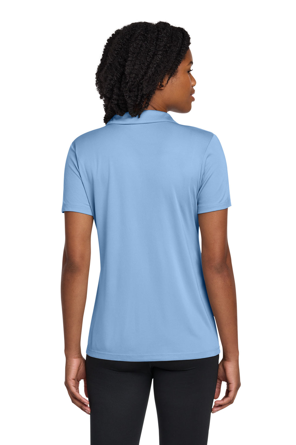 Sport-Tek Women's PosiCharge Re-Compete Polo LST725 - Carolina Blue - back