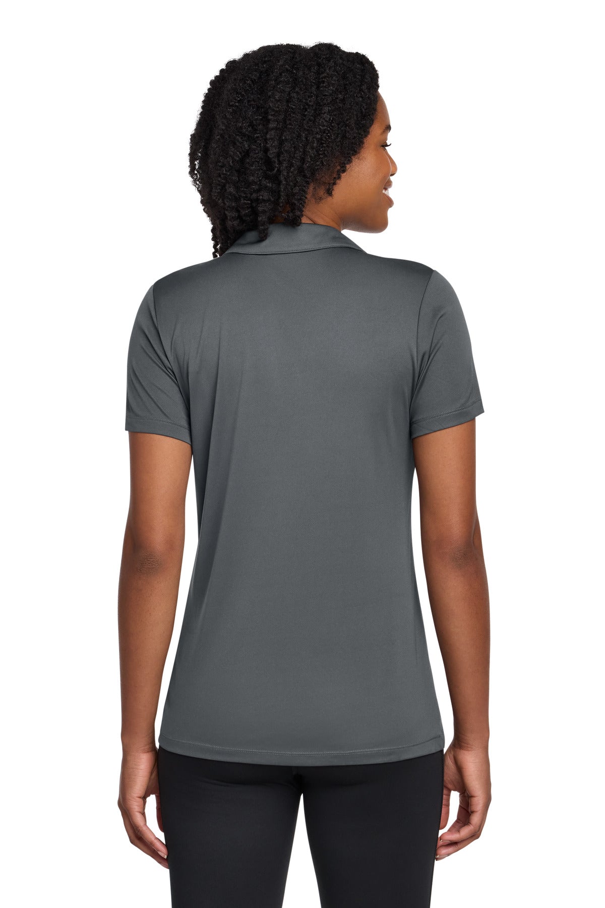 Sport-Tek Women's PosiCharge Re-Compete Polo LST725 - Iron Grey - back