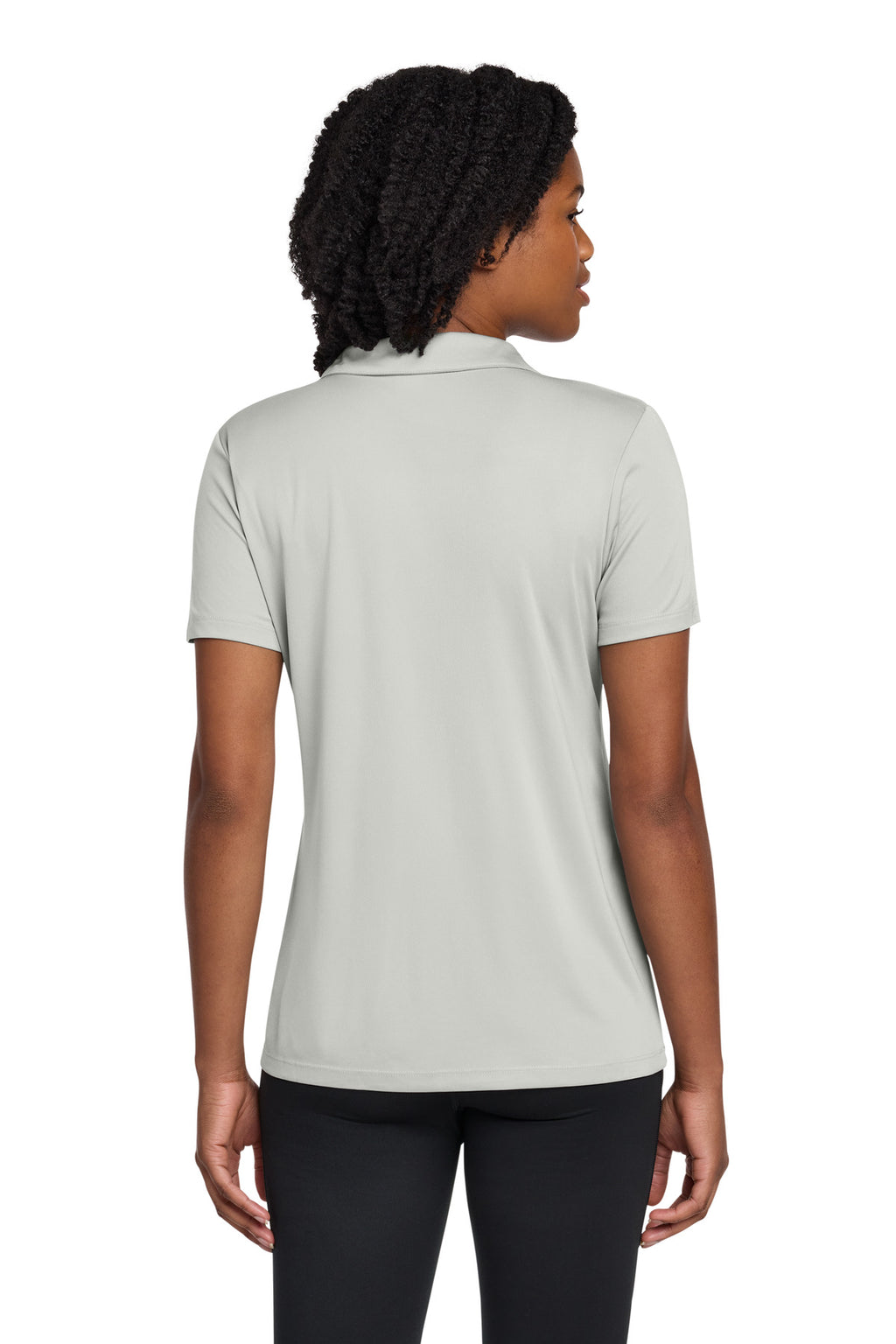 Sport-Tek Women's PosiCharge Re-Compete Polo LST725 - Silver - back