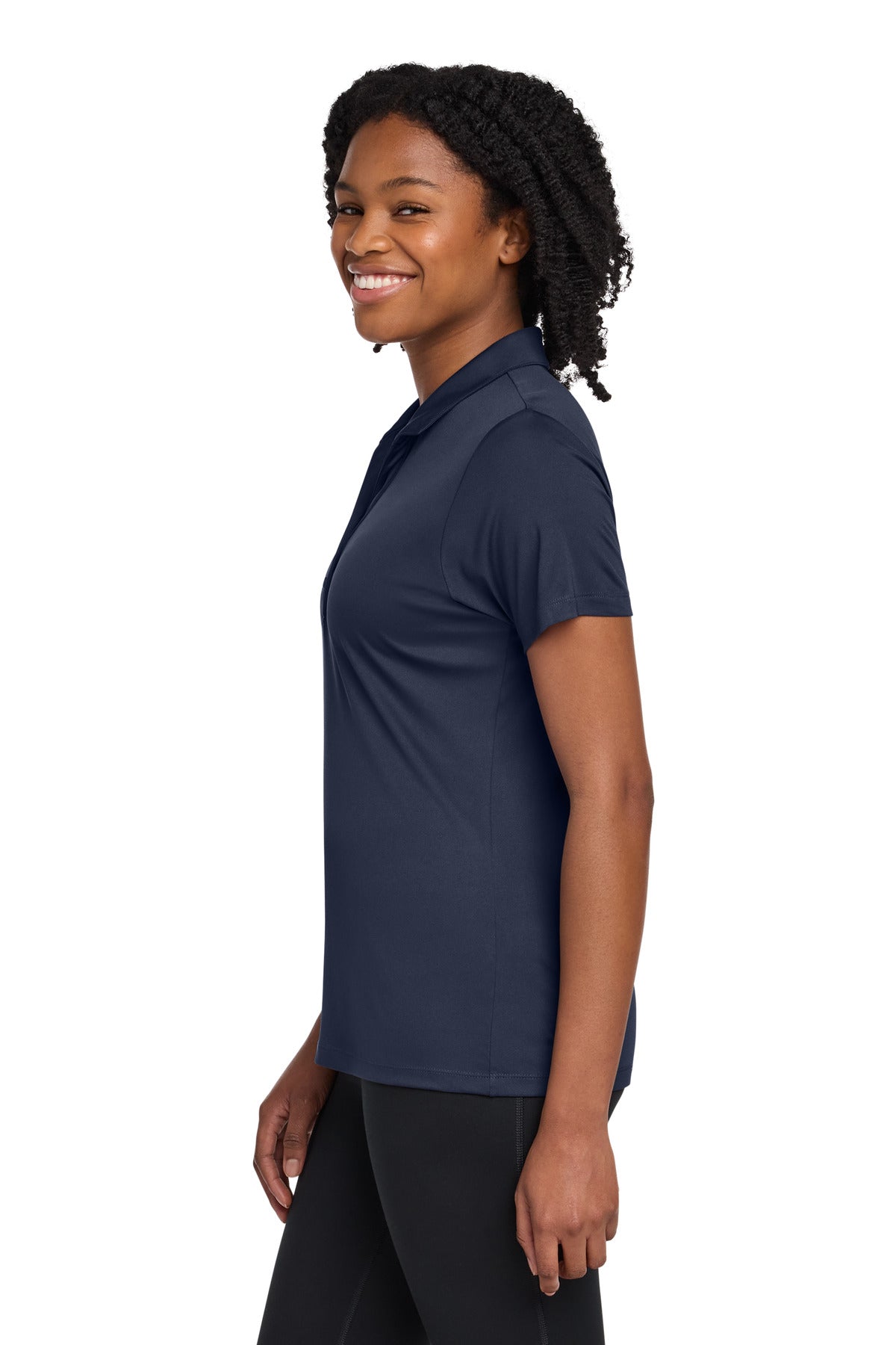 Sport-Tek Women's PosiCharge Re-Compete Polo LST725 - True Navy - side