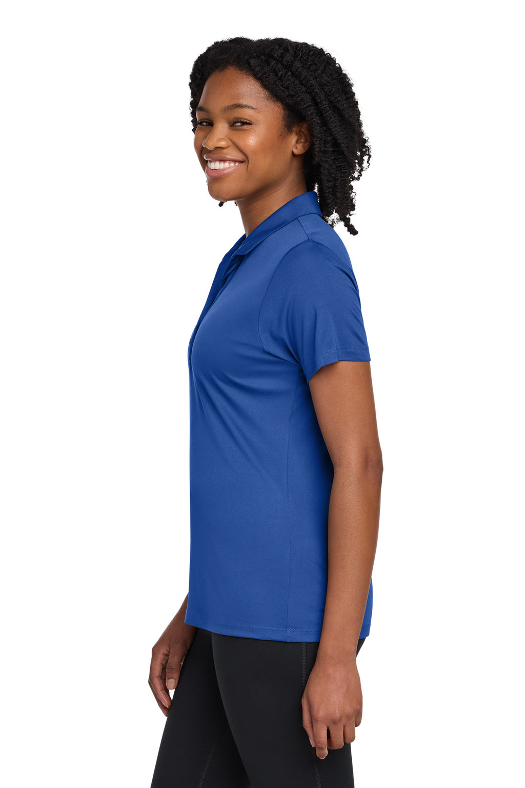 Sport-Tek Women's PosiCharge Re-Compete Polo LST725 - True Royal - side