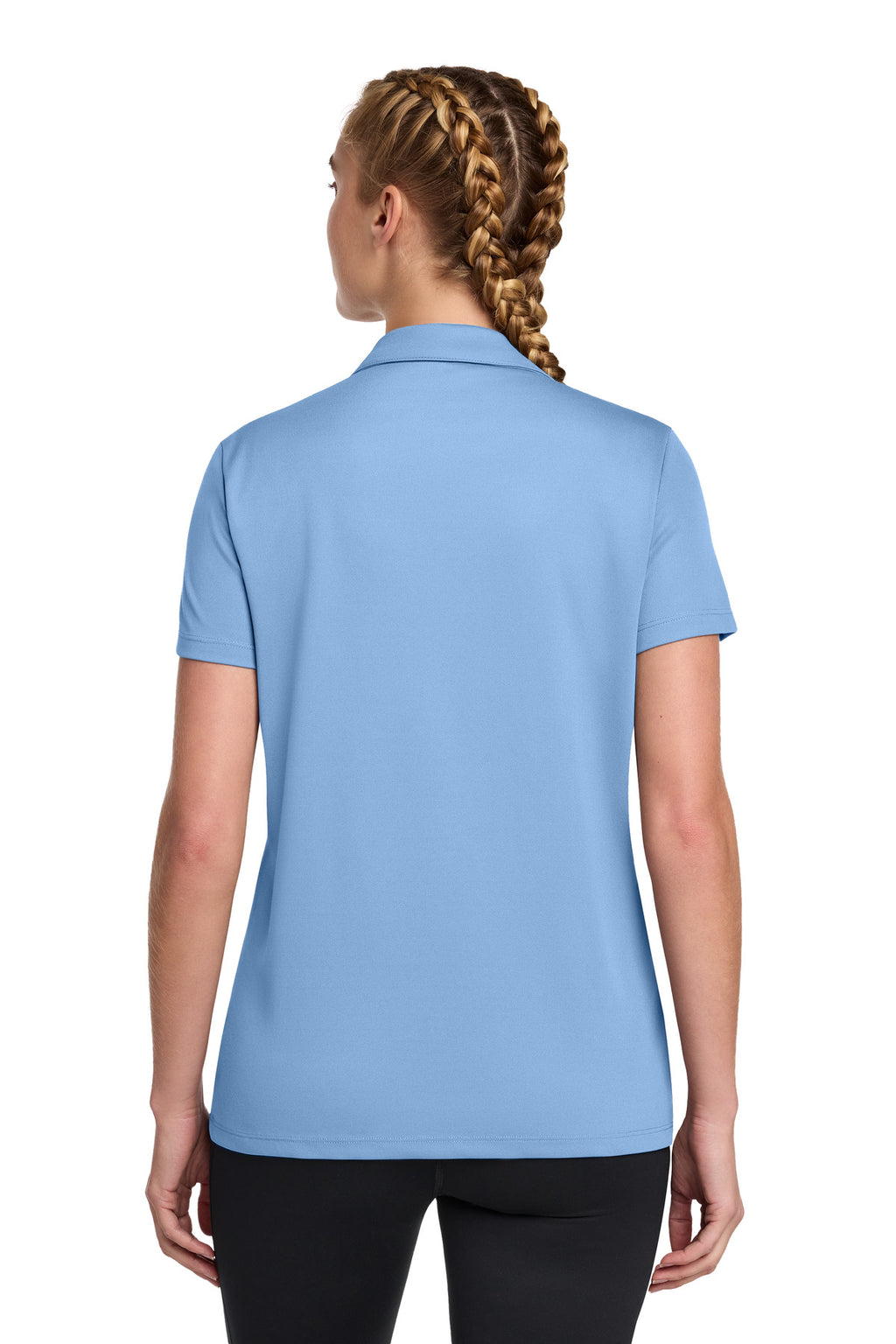 Sport-Tek Women's UV Micropique Polo LST740 - Carolina Blue - back