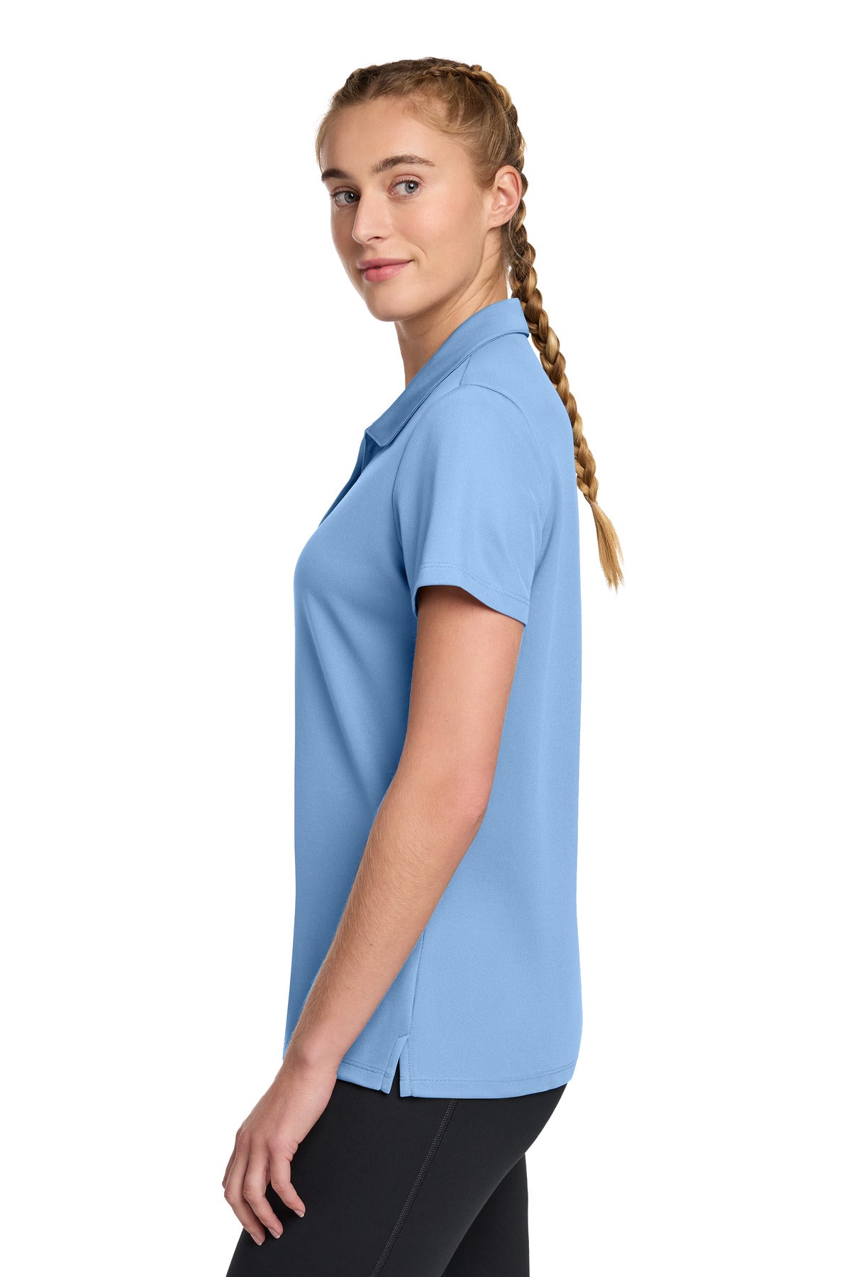 Sport-Tek Women's UV Micropique Polo LST740 - Carolina Blue - side