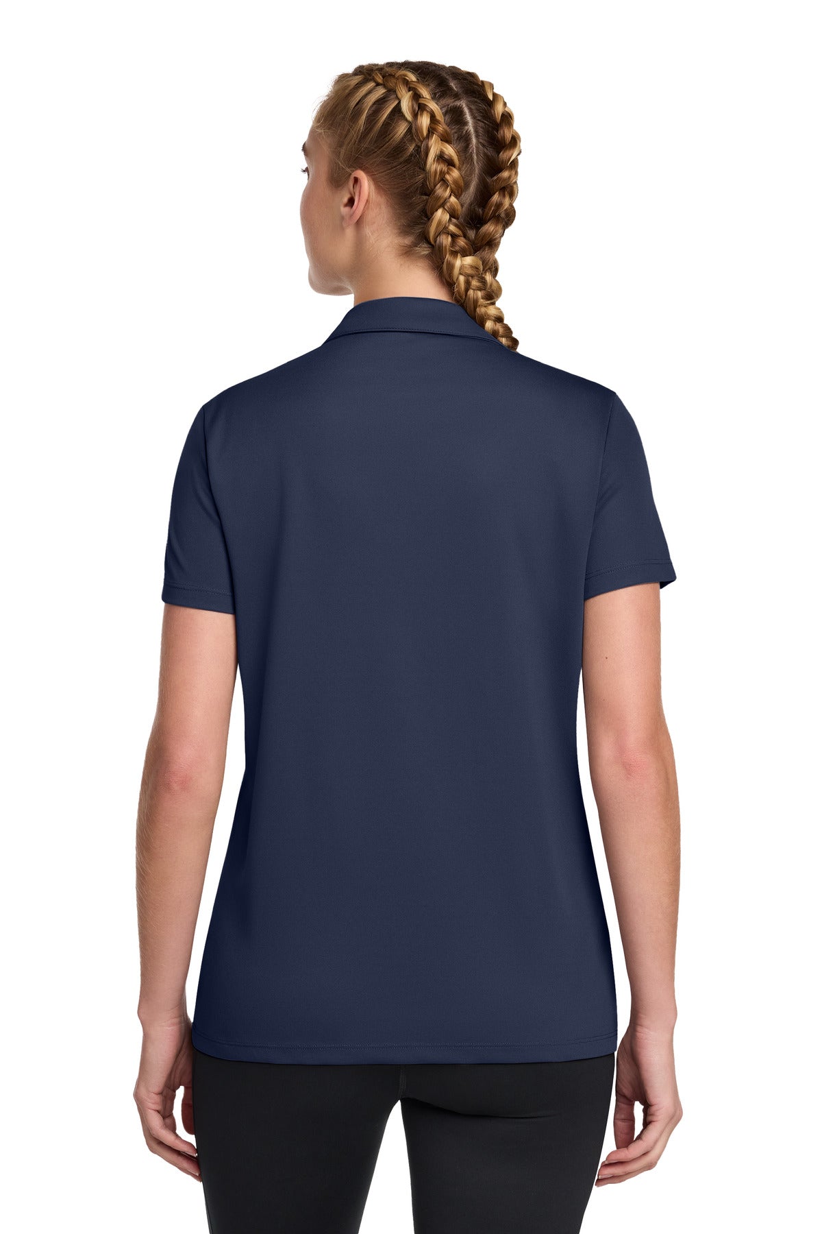 Sport-Tek Women's UV Micropique Polo LST740 - True Navy - back