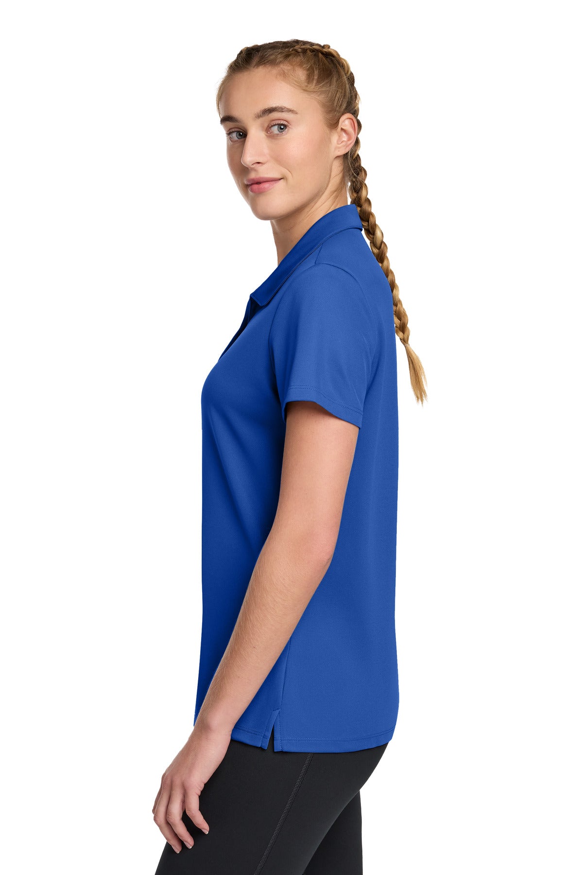 Sport-Tek Women's UV Micropique Polo LST740 - True Royal - side