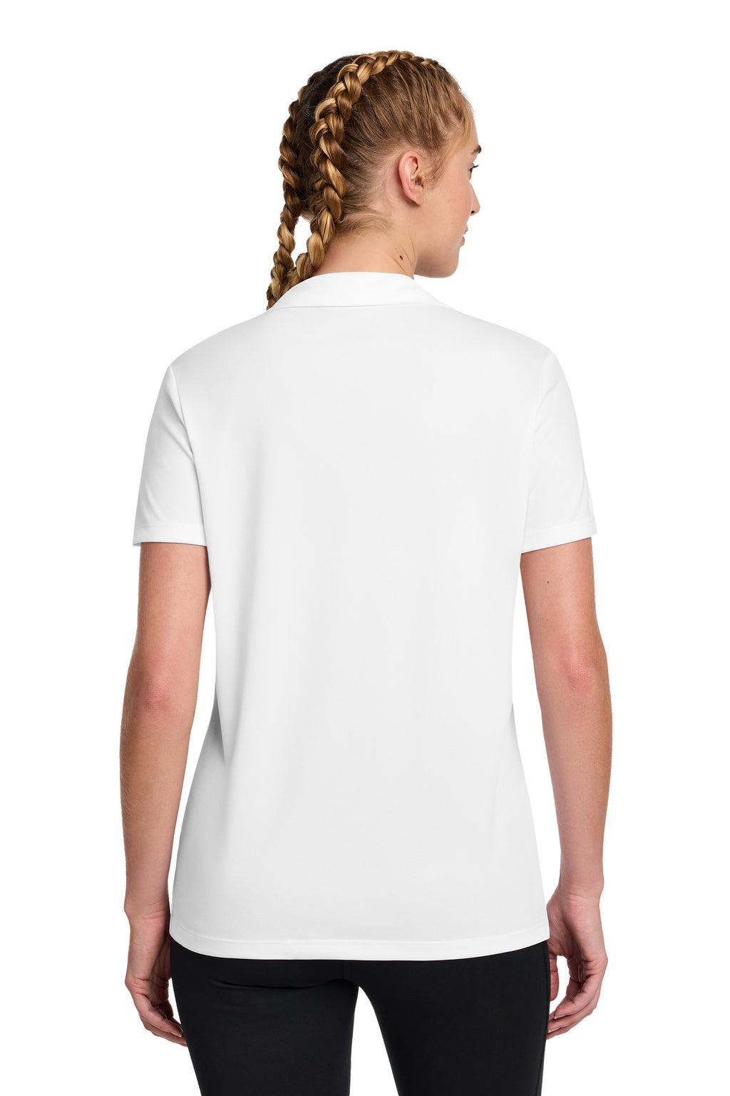 Sport-Tek Women's UV Micropique Polo LST740 - White - back