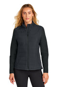 Sport-Tek Women's Teknical Hybrid Jacket LST940 - Black - front