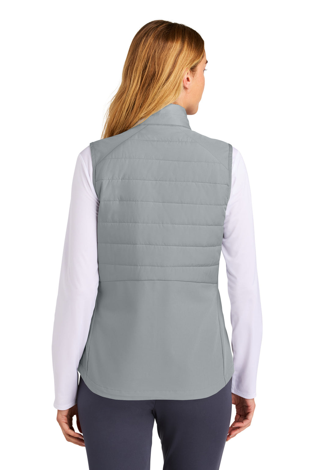 Sport-Tek Women's Teknical Hybrid Vest LST941 - Silver - back