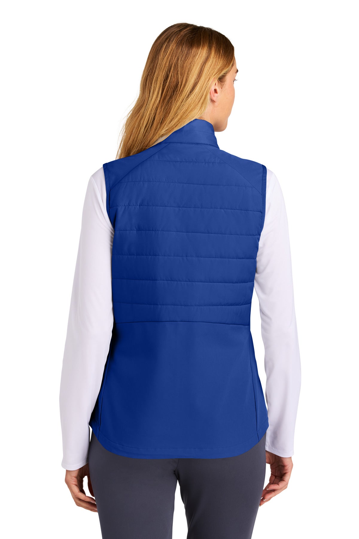 Sport-Tek Women's Teknical Hybrid Vest LST941 - True Royal - back