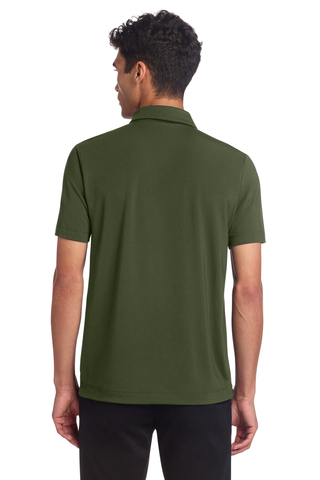 Mercer+Mettle Stretch Jersey Polo MM1014 - Townsend Green - back