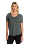 Mercer+Mettle Women's Stretch Jersey Relaxed Scoop MM1017 - Anchor Grey - front