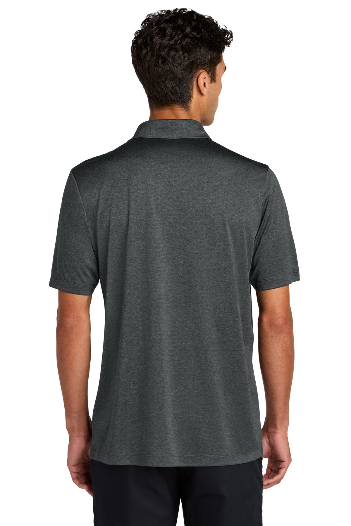 Mercer+Mettle Recharge Jersey Polo MM1020 - Anchor Grey Heather - back