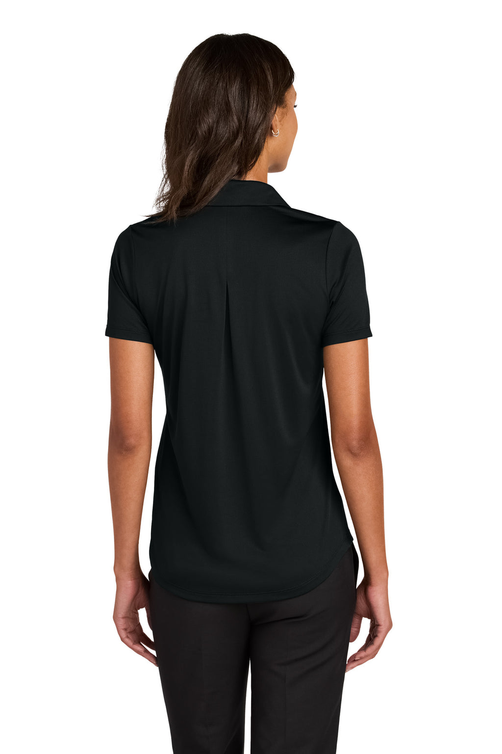 Mercer+Mettle Women's Recharge Jersey Polo MM1021 - Deep Black - back