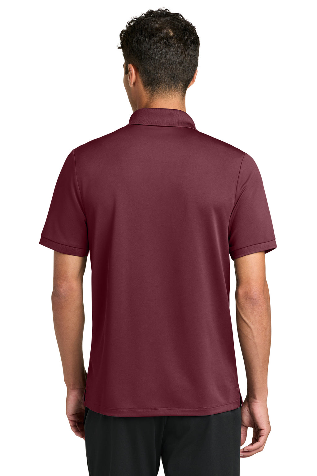 Mercer+Mettle Everyday Performance Polo MM1030 - Burgundy - back